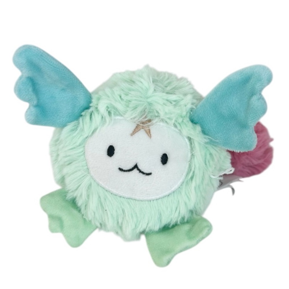 Slumberkins Kaleidoscope Floof Green with Pink Tail